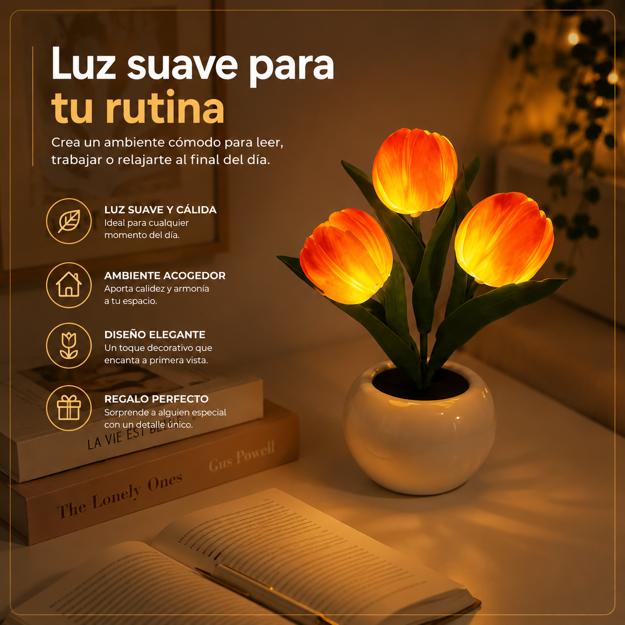 Lampara de Tulipanes
